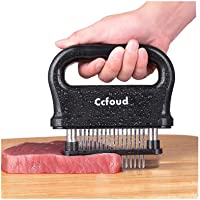 Ccfoud Ablandador de Carne-ablandador de Cuchilla de Aguja Ultra Afilada de Acero Inoxidable 48 para ablandar bistec…